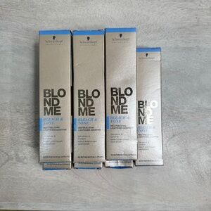 Schwarzkopf BlondMe Bleach & Tone - B-Violet Additive Bundle